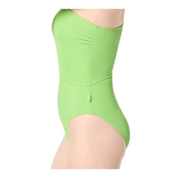 NWT MICHAEL MICHAEL KORS  ONE SHOULDER SIDE CUT OUT ONE PIECE WOMEN SWIMSUIT -Li - Picture 2 of 11